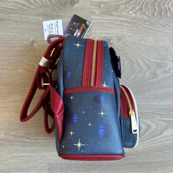 ? Loungefly x Marvel The Marvels Group Vegan Leather Mini Backpack main image 5